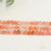 Natural Quartz Jewelry Beads Strawberry Quartz Round polished DIY Sold By PC