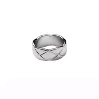 خاتم إصبع الفولاذ المقاوم للصدأ, مجوهرات الموضة & حجم مختلفة للاختيار & للمرأة, حجم:6-9, تباع بواسطة PC