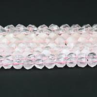Perline di quarzo rosa naturale, Irregolare, lucido, Faccia a taglio stellare & DIY & formato differente per scelta & stili diversi per la scelta, rosa, Venduto per Appross. 15 pollice filo