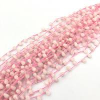Naturlige rosenkvarts perler, Rose Quartz, Teardrop, du kan DIY, lyserød, 7x10mm, Solgt Per Ca. 14.96 inch Strand