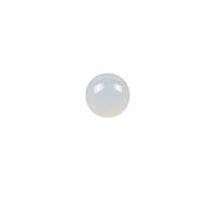 Perline di agata bianca naturale, Cerchio, lucido, DIY, bianco, 12mm, Venduto da PC