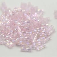 Transparant Glas Seed Beads, Glazen kralen, plated, DIY & twist, meer kleuren voor de keuze, 6mm, 30pC's/Bag, Verkocht door Bag