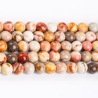 South African Jade Beads Round polished mixed colors Sold Per Approx 14.17 Inch Strand