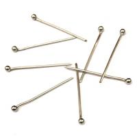 304 Stainless Steel Ball Head Pin silver color Sold By PC