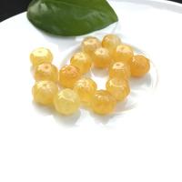 Beeswax Beads Pumpkin DIY yellow Sold By PC
