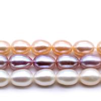Cultured Rice Freshwater Pearl Beads polished DIY Sold Per 14.96 Inch Strand