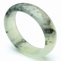 Jade New Mountain Bangle Round & for woman Sold By PC
