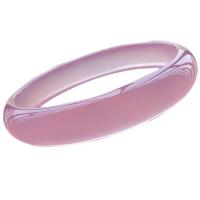 Purple Chalcedony Bangle Round & for woman purple Sold By PC