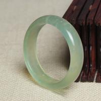 Jade New Mountain Bangle Round polished & for woman green Sold By PC