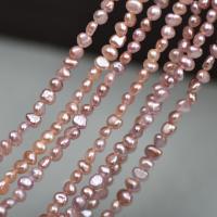 Knapp odlad sötvattenspärla pärlor, Freshwater Pearl, DIY, 3-3.5mm, Såld Per Ca 36-38 cm Strand