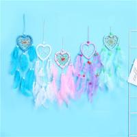 Fashion Dream Catcher Feather with Wood & Iron Heart handmade Length 7.87 Inch Sold By PC