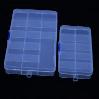 Sieraden Kralen Container, Polypropyleen (PP), blauw, Verkocht door PC