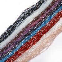 Kubieke kristal kralen, Plein, DIY, meer kleuren voor de keuze, 3mm, Ca 100pC's/Strand, Verkocht door Strand