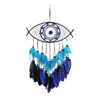 Fashion Dream Catcher Feather with Wood & Iron Evil Eye Sold By PC