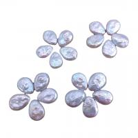Cultured No Hole Freshwater Pearl Beads Teardrop white 10mm Sold By PC