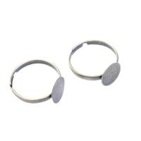Zinc Alloy Pad Ring Base plated 10mm Sold By Bag