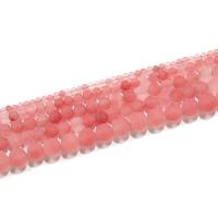 Cherry Quartz Beads Round polished DIY & frosted red Sold Per Approx 38 cm Strand