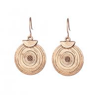 Zinc Alloy Drop Earrings fashion jewelry & for woman golden Sold By Pair