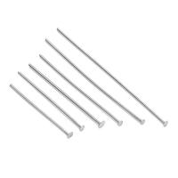 Stainless Steel Headpins 304 Stainless Steel Stick DIY & machine polishing original color Sold By Bag