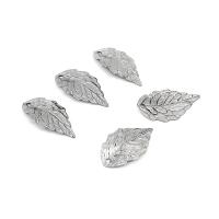 Stainless Steel Pendants 304 Stainless Steel Leaf DIY & machine polishing original color Sold By PC