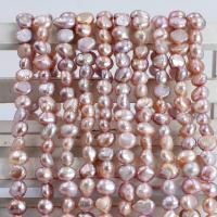 Mygtukas Kultūringas gėlavandenių perlų karoliukai, Gėlo vandens perlų, natūralus, Pasidaryk pats & skirtingo dydžio pasirinkimo, Parduota už Apytiksliai 14.17 Inch Strand