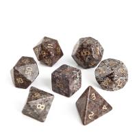 Snowflake Obsidian Dice mixed colors 15-20mm Sold By PC
