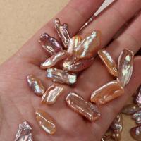 Perles de nacre de culture d'eau douce Biwa, perle d'eau douce cultivée, Naturel & DIY & aucun trou, plus de couleurs à choisir, 15-20*7-9mm, Vendu par PC