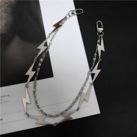 Zinc Alloy Waist Chain with Iron Unisex silver color 40cmuff0c50cm Sold By PC