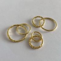 Gold Filled Linking Ring Round 14K gold-filled golden nickel lead & cadmium free Sold By PC