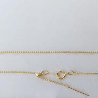 Gold Filled Chain 14K gold-filled DIY & ball chain golden nickel lead & cadmium free Length 18.5 Inch Sold By PC