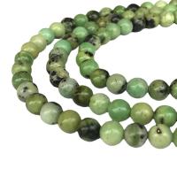 Australia Jade Beads Round polished DIY green Sold Per 38 cm Strand