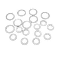 304 Stainless Steel Machine Cut Closed Jump Ring Round machine polished fashion jewelry & DIY & Unisex original color Sold By Bag