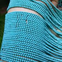 turquesa Abalorio, pulido, Bricolaje, azul, Vendido para aproximado 38 cm Sarta