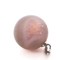 Natural Agate Druzy Pendant Round fashion jewelry & for couple pink Sold By PC