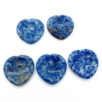 Blue Spot Thumb Worry Stone Heart Massage blue Sold By PC