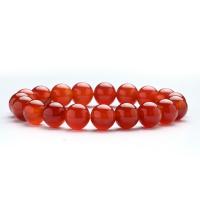Red Agate Bracelets fashion jewelry & Unisex & radiation protection 8mm 10mm Sold Per Approx 7.48 Inch Strand