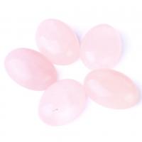 Cabochon di quarzo naturale, quarzo rosa, Ovale, lucido, DIY & formato differente per scelta, Venduto da PC