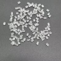 Plástico rosca para pendientes, Blanco, 2.53x3.64mm, 10000PCs/UD, Vendido por UD