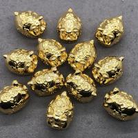 Brass Jewelry Beads Pig gold color plated DIY golden nickel lead & cadmium free Sold By PC