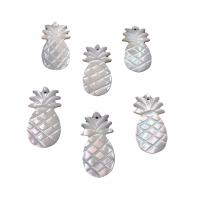 White Shell Pendant Pineapple white 5-30mm Sold By PC