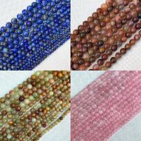 Mixed Gemstone Beads Round DIY  Sold Per Approx 14.96 Inch Strand