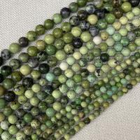 Mixed Gemstone Beads Dragon Blood stone with Australia Chrysoprase Round DIY Sold Per Approx 14.96 Inch Strand