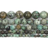 Turchese africano perla, DIY, verde, Venduto per Appross. 38 cm filo