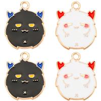 Zinc Alloy Enamel Pendants gold color plated fashion jewelry nickel lead & cadmium free Approx Sold By Bag