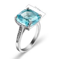 Cubic Zircon Brass Finger Ring ring shape platinum color plated fashion jewelry & for woman & with cubic zirconia Sold By PC