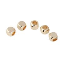 Zinc Alloy Jewelry Beads plated DIY golden 3mm Sold By PC