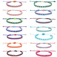 Fashion Create Wax Cord Bracelets Waxed Nylon Cord Round for woman Length 11.81 Inch Sold By PC