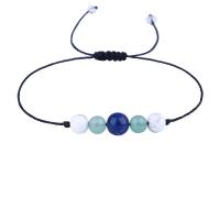 Gemstone Bracelets Round Adjustable & for woman mixed colors Length 11.81 Inch Sold By PC