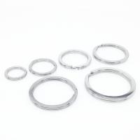 Stainless Steel Split Ring 304 Stainless Steel Round machine polished DIY original color Sold By Bag