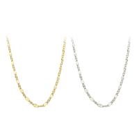 Stainless Steel Necklace Chain 304 Stainless Steel Chain Vacuum Plating bar chain Length Approx 20 Inch Sold By PC